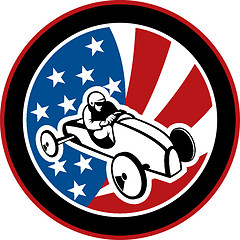 Image showing american Soap box derby car 