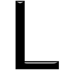 Image showing 3D Letter L