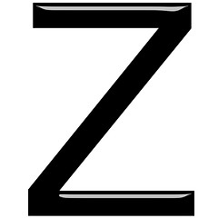Image showing 3D Letter Z