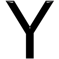 Image showing 3D Letter Y