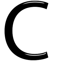 Image showing 3D Letter C
