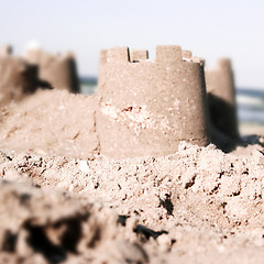 Image showing Sand castle