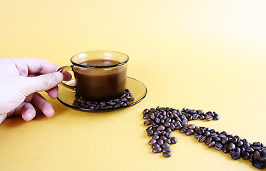 Image showing Cup with coffee