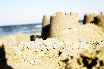 Image showing Sand castle