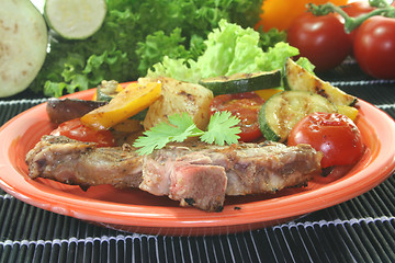 Image showing Mixed grill