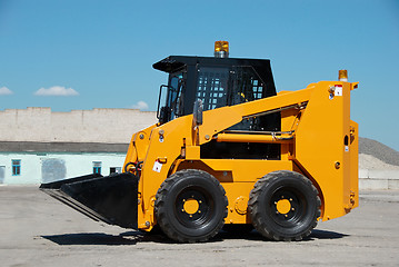 Image showing skid steer loader construction machine