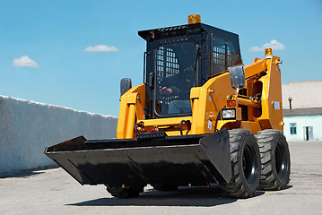 Image showing skid steer loader construction machine