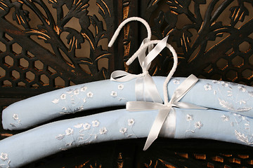 Image showing Blue Hangers