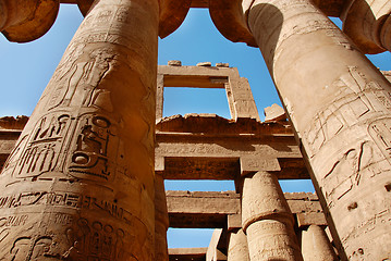 Image showing The Karnak Temple in Egypt