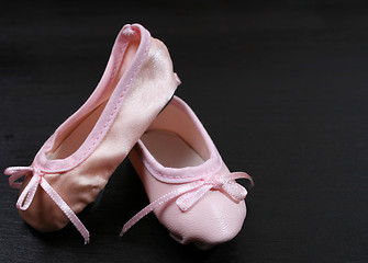 Image showing Ballet Shoes on black