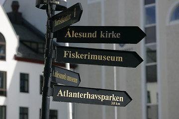 Image showing Tourist sign