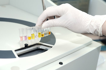 Image showing medical chemistry sample tests