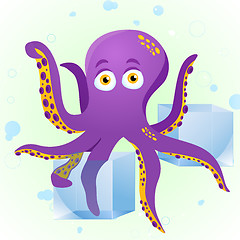 Image showing Octopus Fortune Teller with Crystal Cube.