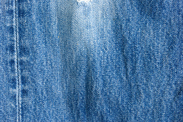 Image showing close up of old denim