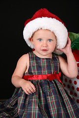 Image showing Christmas girl