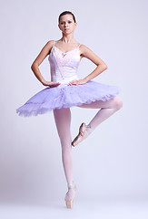 Image showing ballerina in position