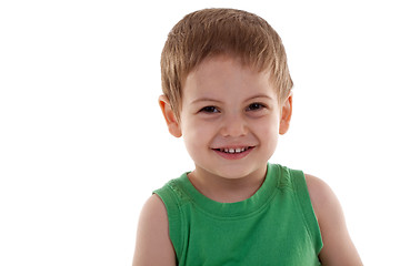 Image showing cute little boy smiling 