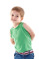 Image showing small kid posing