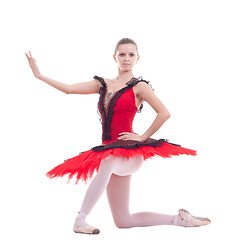 Image showing young ballerina posing