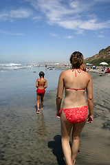 Image showing Beach Walk