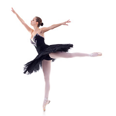 Image showing ballerina wearing black tu tu