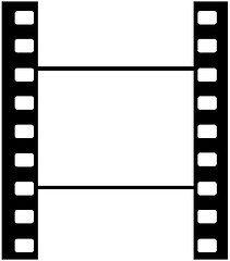 Image showing Cine film blank frame