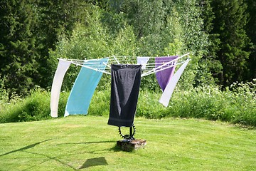 Image showing Clothesline