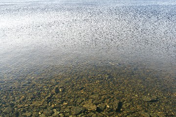 Image showing Rocks under water