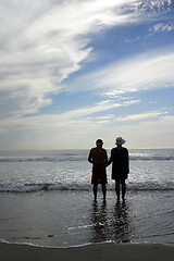 Image showing Beach Couple