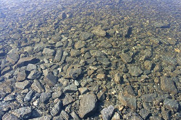 Image showing Rocks under water