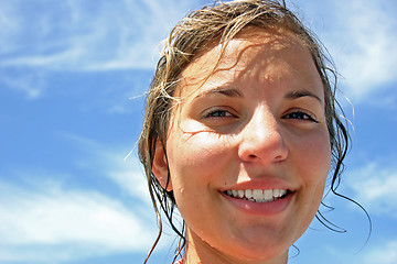 Image showing Wet Face