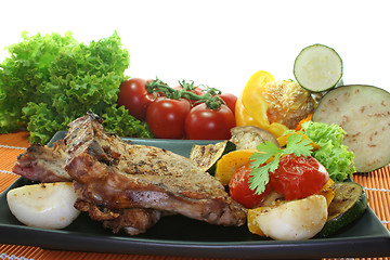 Image showing Mixed grill