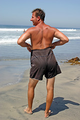 Image showing Beach Man