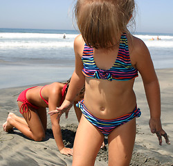 Image showing Beach Children