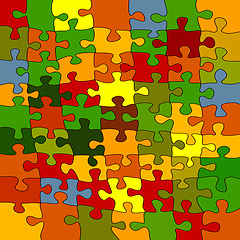 Image showing Puzzle background