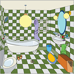Image showing Little bathroom