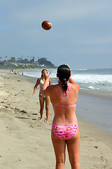 Image showing Beach Football