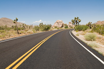 Image showing Desert highway