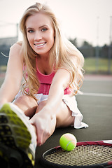 Image showing Tennis player