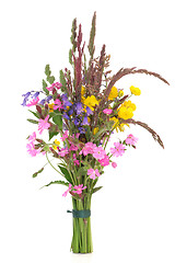 Image showing Wild Flower Posy