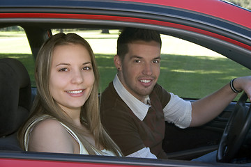 Image showing Driving Couple