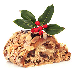 Image showing Stollen Christmas Cake