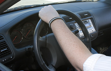 Image showing Driving Car