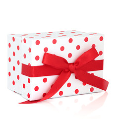 Image showing Polka Dot Gift Box