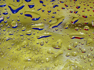 Image showing Abstraction. Water. Drops of water