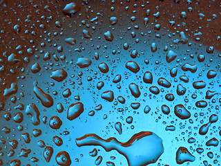 Image showing Abstraction. Water. Drops of water