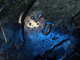 Image showing Abstraction. Water. From chasm