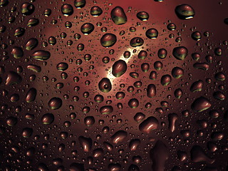 Image showing Abstraction. Water. Chocolate bubbles