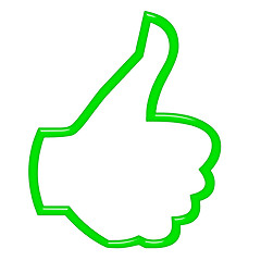 Image showing 3D Thumbs Up 