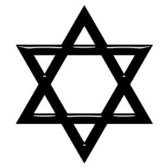 Image showing 3D Star of David